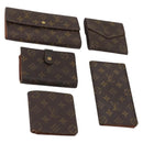 LOUIS VUITTON Monogram Wallet 5 Set LV Auth BA13873-1