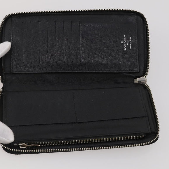 LOUIS VUITTON Damier Azur Damier Ebene Wallet 6 Set LV Auth BA13874