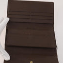 LOUIS VUITTON Damier Azur Damier Ebene Wallet 6 Set LV Auth BA13874-5