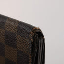 LOUIS VUITTON Damier Azur Damier Ebene Wallet 6 Set LV Auth BA13874-8