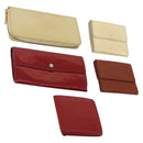 LOUIS VUITTON Monogram Vernis Epi Wallet 5 Set Red Beige Brown LV Auth BA13875-1