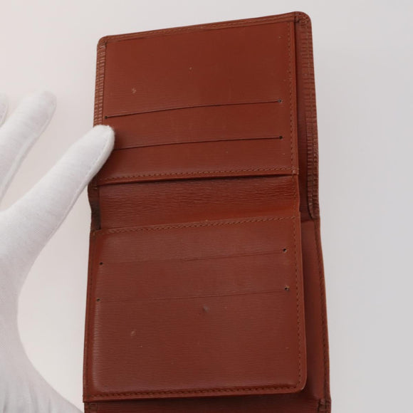 LOUIS VUITTON Monogram Vernis Epi Wallet 5 Set Red Beige Brown LV Auth BA13875