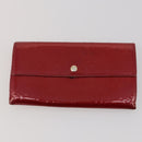 LOUIS VUITTON Monogram Vernis Epi Wallet 5 Set Red Beige Brown LV Auth BA13875-20