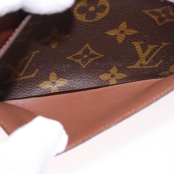 LOUIS VUITTON Monogram Porte En 3 Cartes Credit Wallet M61818 LV Auth BA13876V