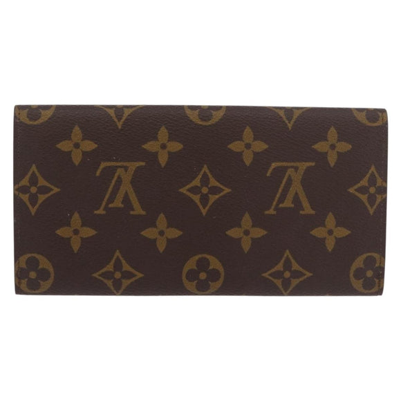 LOUIS VUITTON Monogram Porte En 3 Cartes Credit Wallet M61818 LV Auth BA13876V