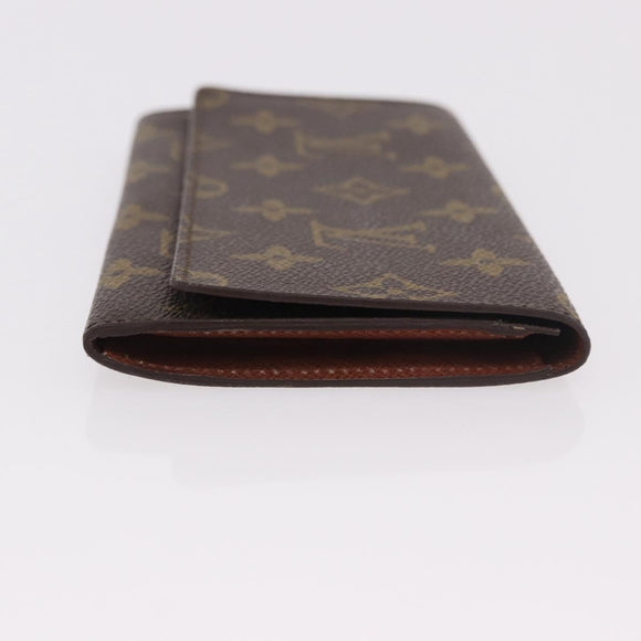 LOUIS VUITTON Monogram Porte En 3 Cartes Credit Wallet M61818 LV Auth BA13876V