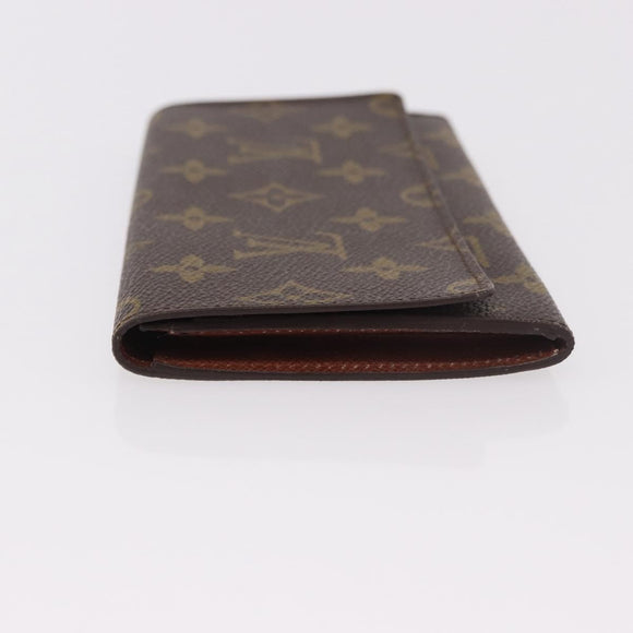 LOUIS VUITTON Monogram Porte En 3 Cartes Credit Wallet M61818 LV Auth BA13876V