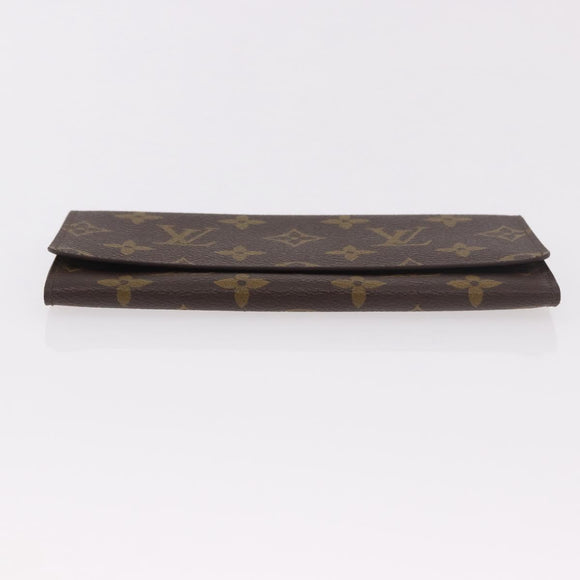 LOUIS VUITTON Monogram Porte En 3 Cartes Credit Wallet M61818 LV Auth BA13876V
