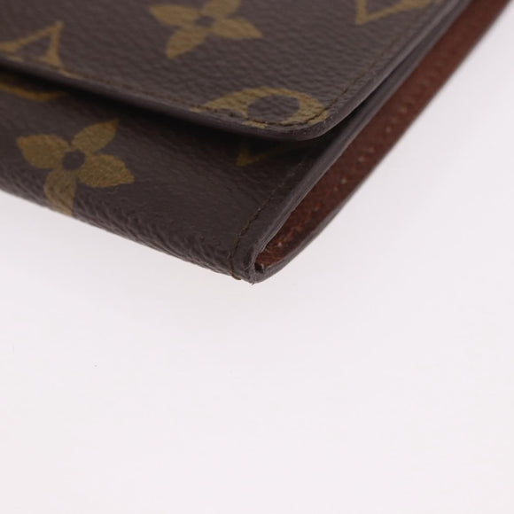 LOUIS VUITTON Monogram Porte En 3 Cartes Credit Wallet M61818 LV Auth BA13876V