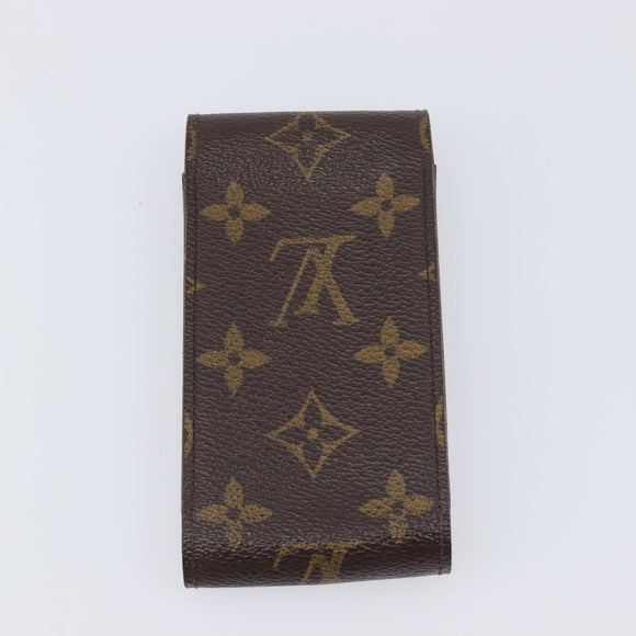 LOUIS VUITTON Monogram Etui Cigarette Case 2 Set LV Auth BA13879