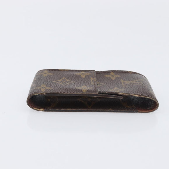 LOUIS VUITTON Monogram Etui Cigarette Case 2 Set LV Auth BA13879