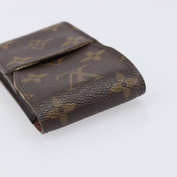 LOUIS VUITTON Monogram Etui Cigarette Case 2 Set LV Auth BA13879
