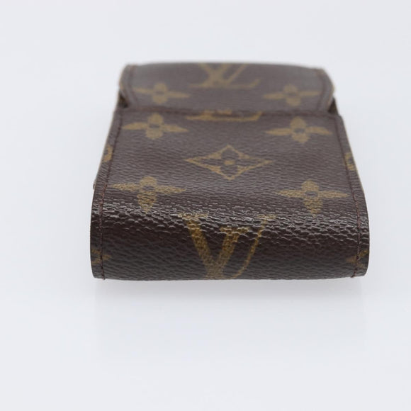 LOUIS VUITTON Monogram Etui Cigarette Case 2 Set LV Auth BA13879