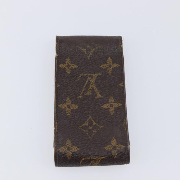 LOUIS VUITTON Monogram Etui Cigarette Case 2 Set LV Auth BA13879