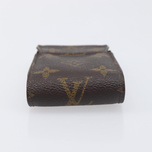 LOUIS VUITTON Monogram Etui Cigarette Case 2 Set LV Auth BA13879