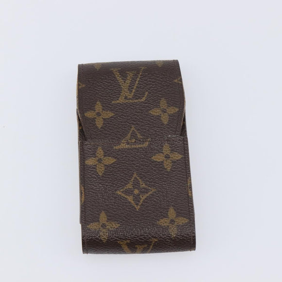 LOUIS VUITTON Monogram Etui Cigarette Case 2 Set LV Auth BA13879