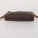 CELINE Macadam Canvas Shoulder Bag PVC Leather 5 Set Brown Auth BA13881-20