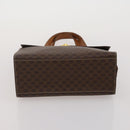 CELINE Macadam Canvas Shoulder Bag PVC Leather 5 Set Brown Auth BA13881-25