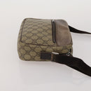 GUCCI GG Supreme Shoulder Bag PVC Nylon 4 Set Black Beige Auth BA13882-10