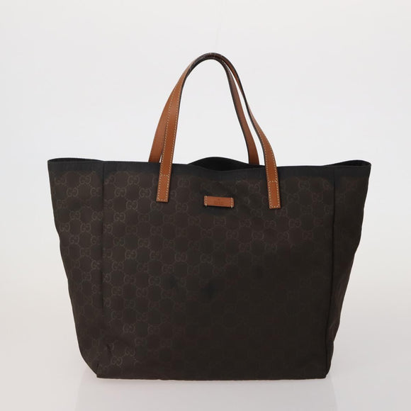 GUCCI GG Supreme Shoulder Bag PVC Nylon 4 Set Black Beige Auth BA13882
