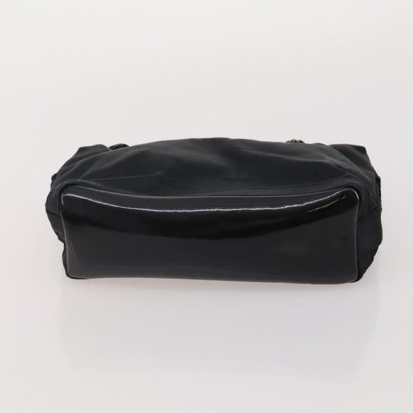 GUCCI GG Supreme Shoulder Bag PVC Nylon 4 Set Black Beige Auth BA13882