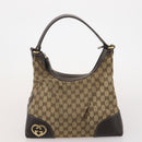 GUCCI GG Supreme Shoulder Bag PVC Nylon 4 Set Black Beige Auth BA13882-22