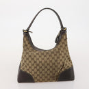 GUCCI GG Supreme Shoulder Bag PVC Nylon 4 Set Black Beige Auth BA13882-23