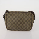 GUCCI GG Supreme Shoulder Bag PVC Nylon 4 Set Black Beige Auth BA13882-9