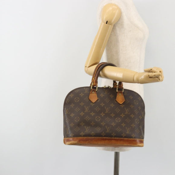 LOUIS VUITTON Monogram Alma Hand Bag M51130 LV Auth BA13886