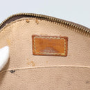 LOUIS VUITTON Monogram Trousse Demi Ronde Cosmetic Pouch M47520 LV Auth BA13889-13