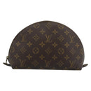 LOUIS VUITTON Monogram Trousse Demi Ronde Cosmetic Pouch M47520 LV Auth BA13889-2