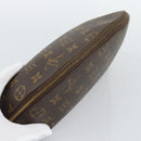 LOUIS VUITTON Monogram Trousse Demi Ronde Cosmetic Pouch M47520 LV Auth BA13889-6