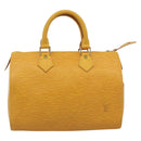 LOUIS VUITTON Epi Speedy 25 Hand Bag Tassili Yellow M43019 LV Auth BA13890A-13