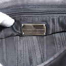 Salvatore Ferragamo Vara Ribbon Chain Hand Bag Leather Black Auth BA13892A-17