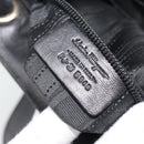 Salvatore Ferragamo Vara Ribbon Chain Hand Bag Leather Black Auth BA13892A-12