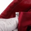 Miu Miu Matelasse Hand Bag Leather 2way Red Gold Auth BA13893V-11