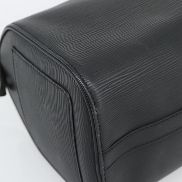 LOUIS VUITTON Epi Speedy 30 Hand Bag Noir Black M43002 LV Auth BA13894A