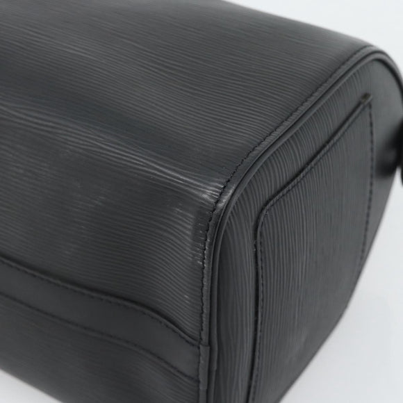 LOUIS VUITTON Epi Speedy 30 Hand Bag Noir Black M43002 LV Auth BA13894A