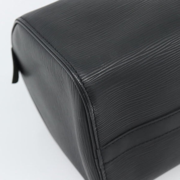 LOUIS VUITTON Epi Speedy 30 Hand Bag Noir Black M43002 LV Auth BA13894A