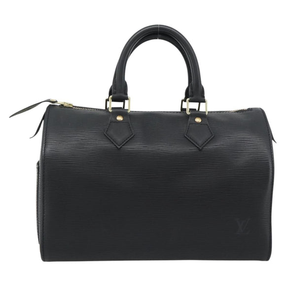 LOUIS VUITTON Epi Speedy 30 Hand Bag Noir Black M43002 LV Auth BA13894A