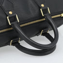 LOUIS VUITTON Epi Speedy 30 Hand Bag Noir Black M43002 LV Auth BA13894A-7