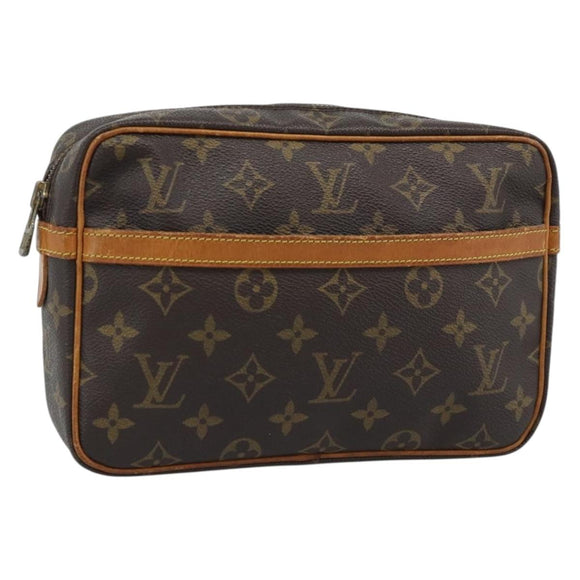 LOUIS VUITTON Monogram Compiegne 23 Clutch Bag M51847 LV Auth BA13895