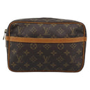 LOUIS VUITTON Monogram Compiegne 23 Clutch Bag M51847 LV Auth BA13895-13