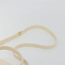 GIVENCHY Hand Bag Leather 2way Ivory Auth BA13897A-10