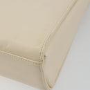 GIVENCHY Hand Bag Leather 2way Ivory Auth BA13897A-14
