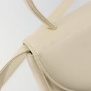 GIVENCHY Hand Bag Leather 2way Ivory Auth BA13897A-17