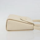 GIVENCHY Hand Bag Leather 2way Ivory Auth BA13897A-4