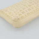 BVLGARI Logo Mania Shoulder Bag Beige Silver Auth BA13903-11