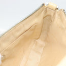 BVLGARI Logo Mania Shoulder Bag Beige Silver Auth BA13903-18