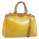 LOUIS VUITTON Vernis Blair MM Hand Bag 2way Dunne M90180 LV Auth BA13904-1